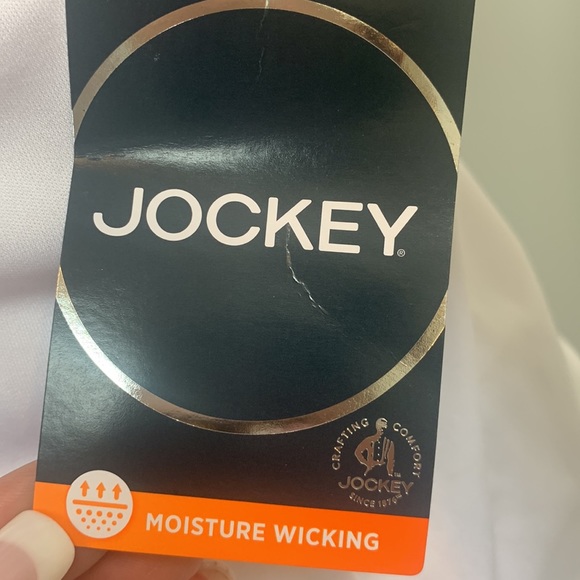 NWT Jockey White Racerback Moisture-Wicking Tank Size M - Picture 6 of 7